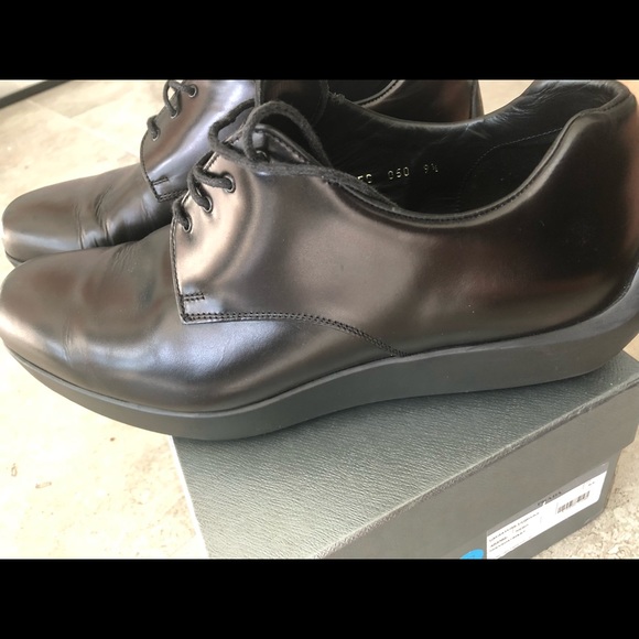 Prada black leather men’s lace up - Picture 3 of 8